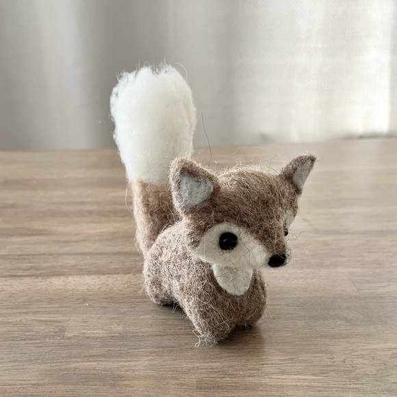 Cost Plus World Market Other - Christmas Felted brown fox woodland animal figure home decor world market fall